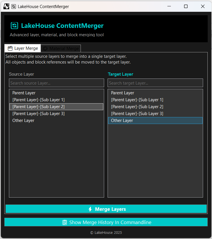 Merge Layer Screenshot